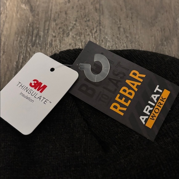 Ariat Rebar Work 3M Thinsulate Insulation,Born For The Watch,Cuffed Cap/beanie - Picture 4 of 6